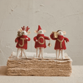 WOOL FELT ORNAMENT MOUSE WITH SWEATER JOY Gift Ideas Creative Coop