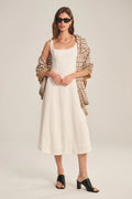 WOVEN LINEN DRESS 1 Dresses VELVET CHALK XXL