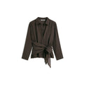 Wrap Top in Lyocell Blend Woman SUMMUM