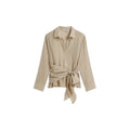 Wrap Top in Lyocell Blend Woman SUMMUM