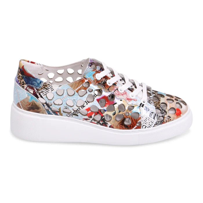 YARRY Footwear DJANGO & JULIETTE Collage Print Patent Leather 36