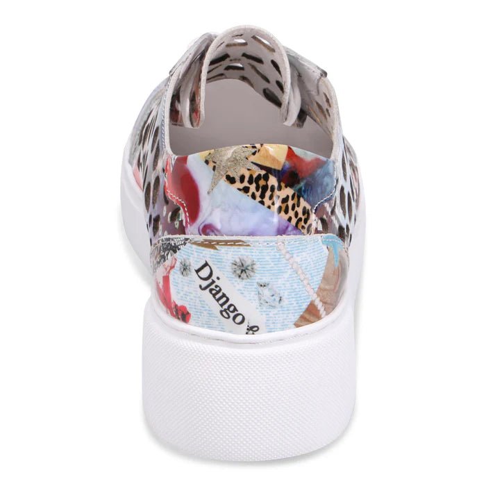YARRY Footwear DJANGO & JULIETTE Collage Print Patent Leather 38