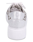 YARRY Footwear DJANGO & JULIETTE White & Silver Wash Leather 38