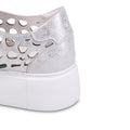 YARRY Footwear DJANGO & JULIETTE White & Silver Wash Leather 36