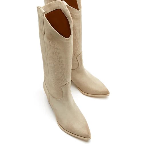 Zoei - Beige Suede shoes SISTER & SOEUR