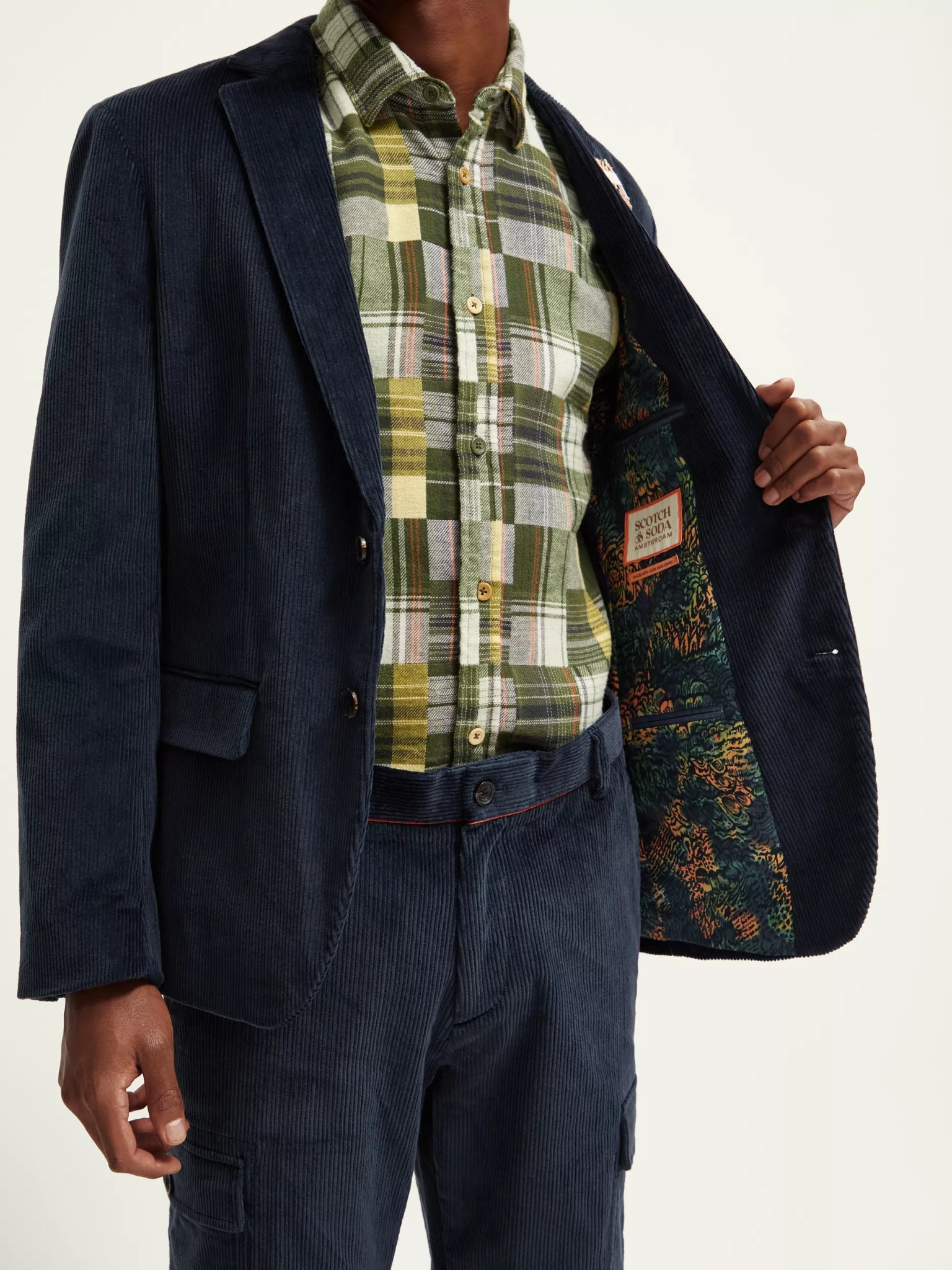 172901-Single-breasted corduroy blazer men Scotch & Soda M  