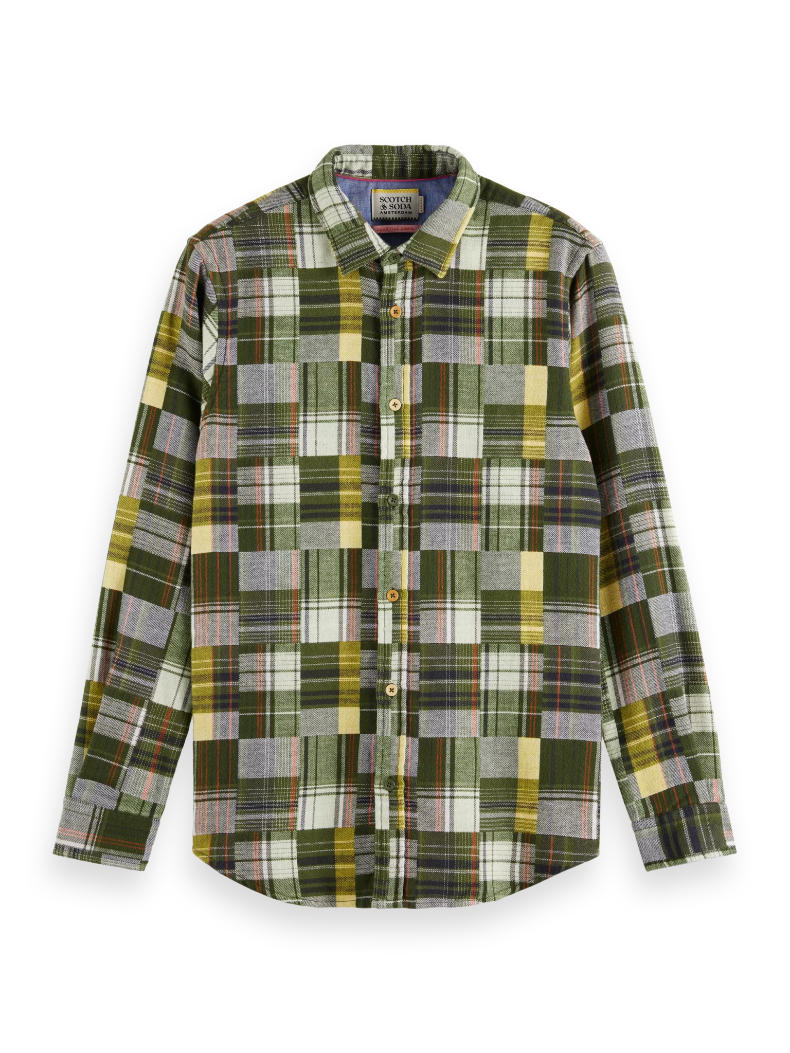 172940-Checked flannel shirt men Scotch & Soda   