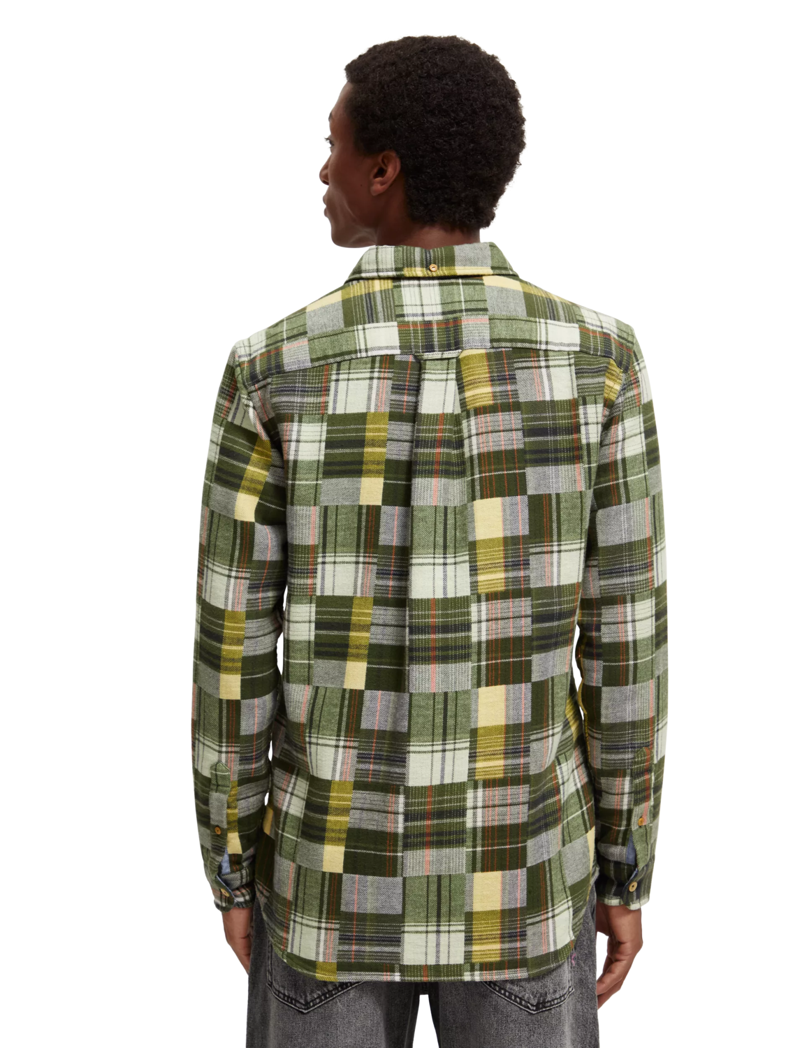 172940-Checked flannel shirt men Scotch & Soda   