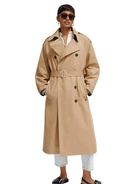173118-Oversized classic trench coat Woman Scotch & Soda   