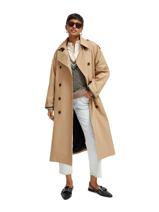 173118-Oversized classic trench coat Woman Scotch & Soda   