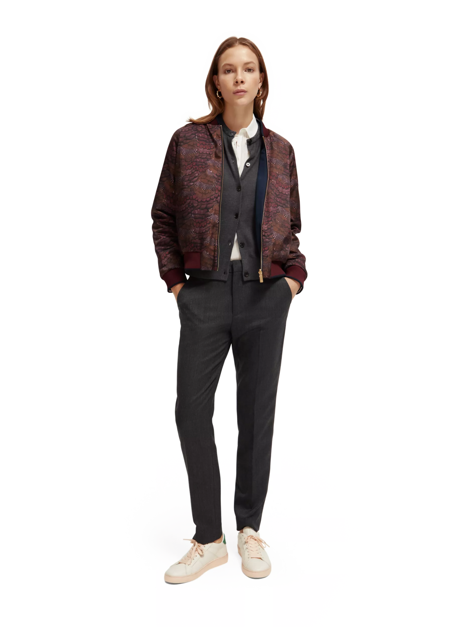 173126-Reversible bomber jacket Woman Scotch & Soda   