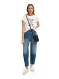 173279-Relaxed fit organic cotton graphic T-shirt Woman Scotch & Soda   