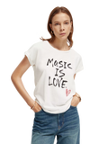 173279-Relaxed fit organic cotton graphic T-shirt Woman Scotch & Soda   