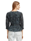 173314-V-neck buttoned wrap blouse clothing Scotch & Soda   