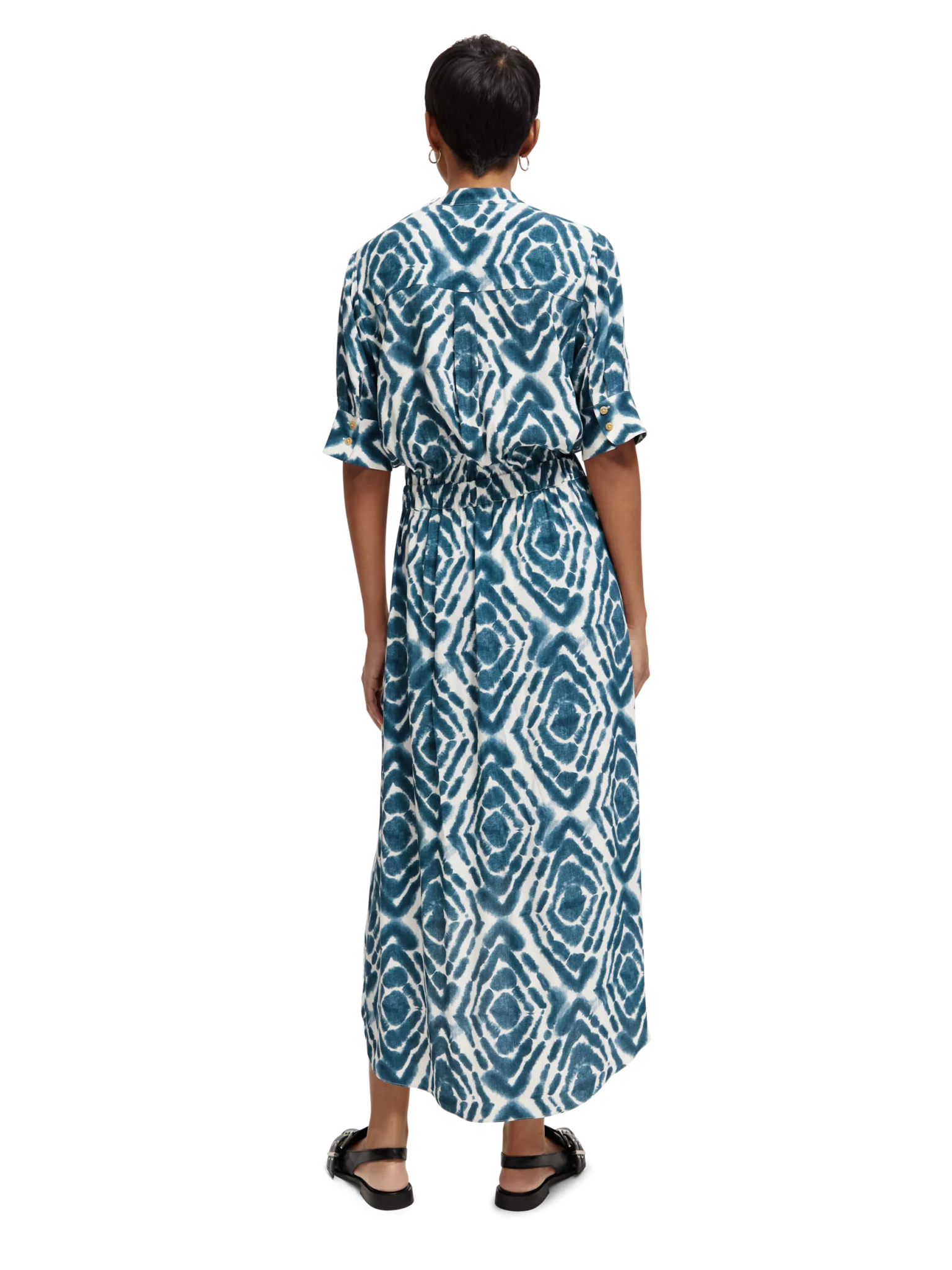 173365-Short-sleeved midi dress Woman Scotch & Soda   