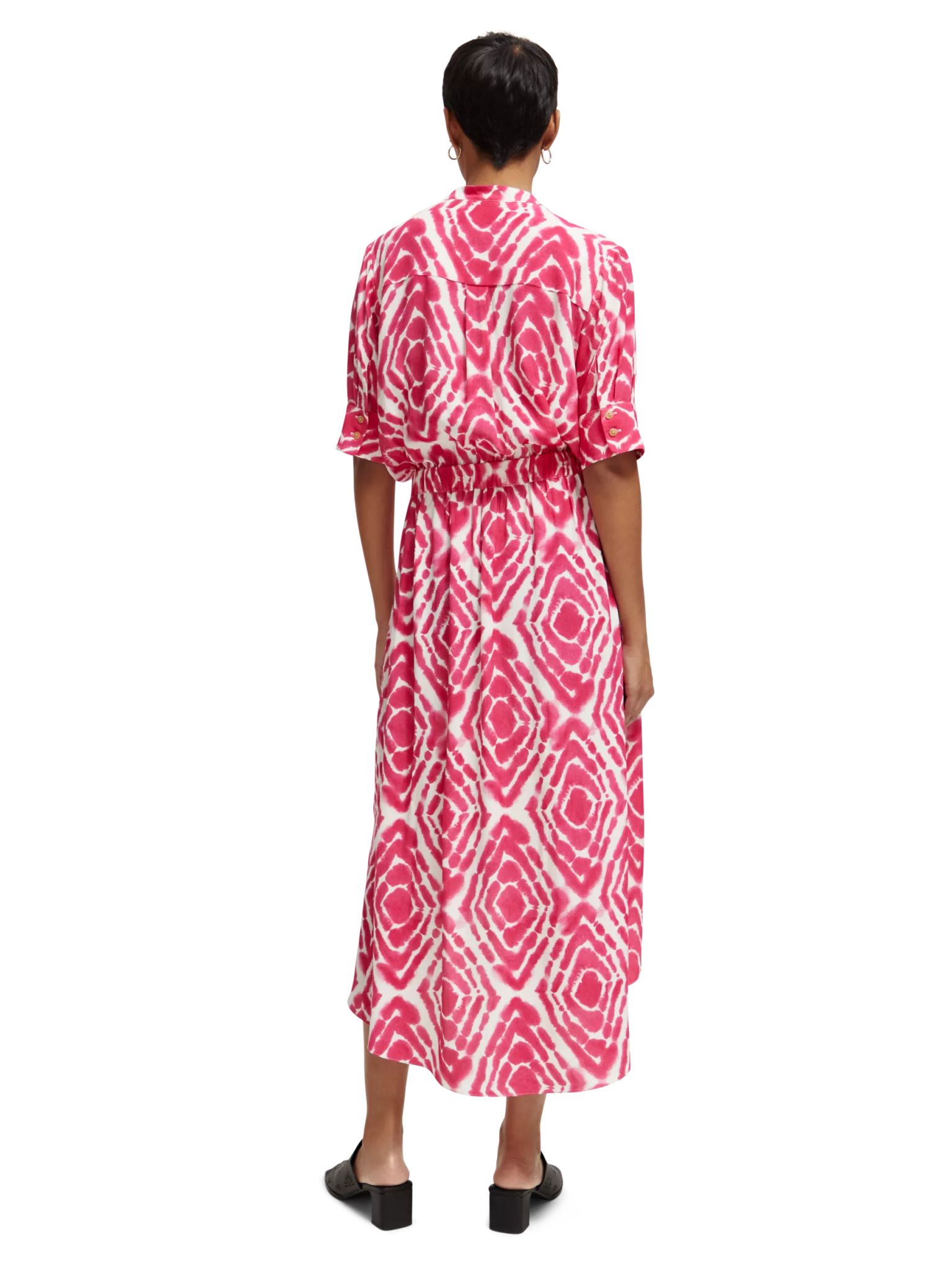 173365-Short-sleeved midi dress Woman Scotch & Soda   