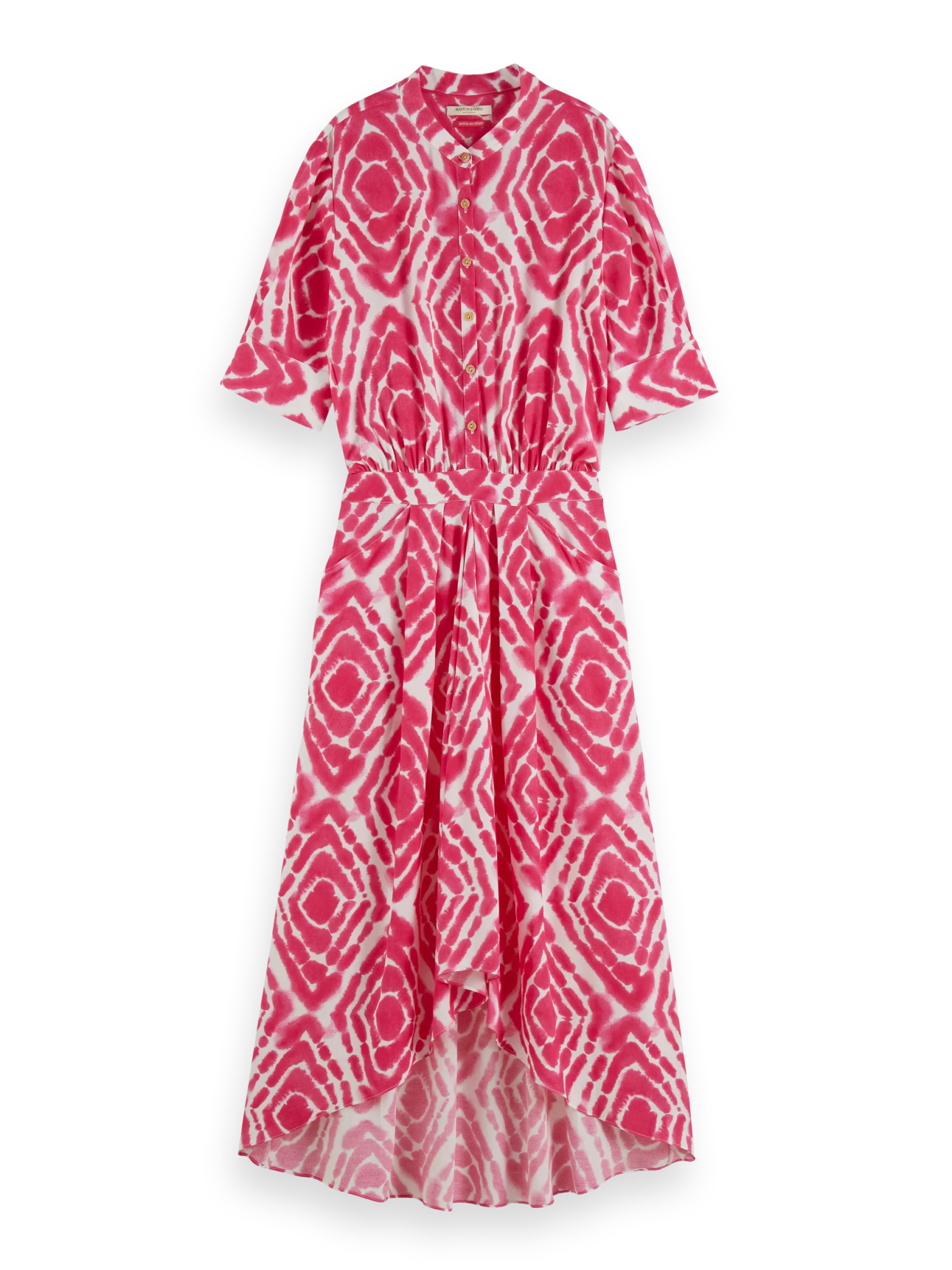 173365-Short-sleeved midi dress Woman Scotch & Soda   