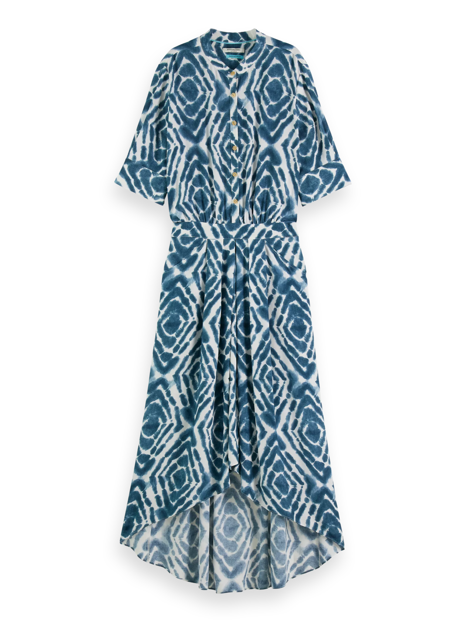 173365-Short-sleeved midi dress Woman Scotch & Soda   
