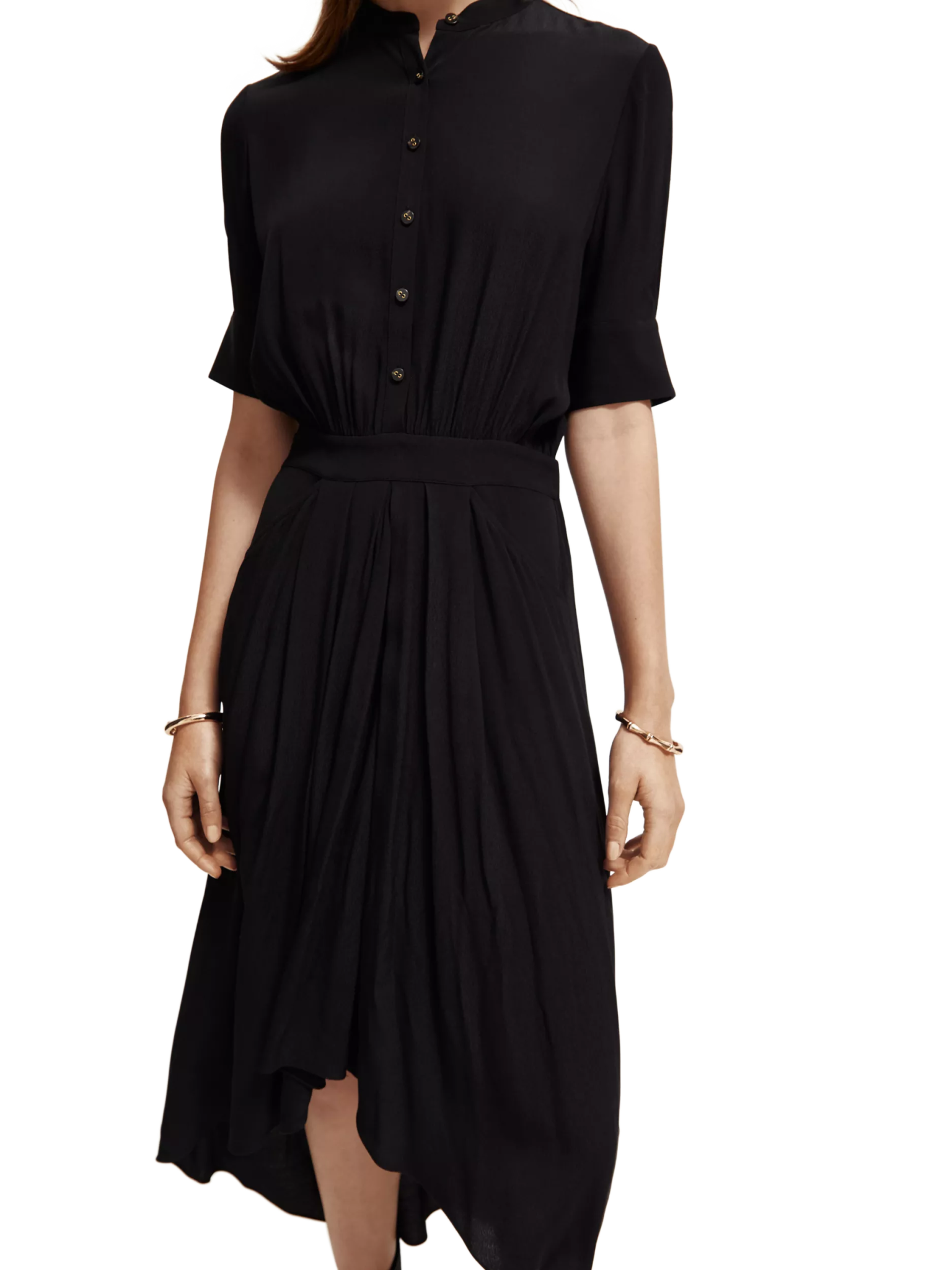 173365-Short-sleeved midi dress Woman Scotch & Soda   