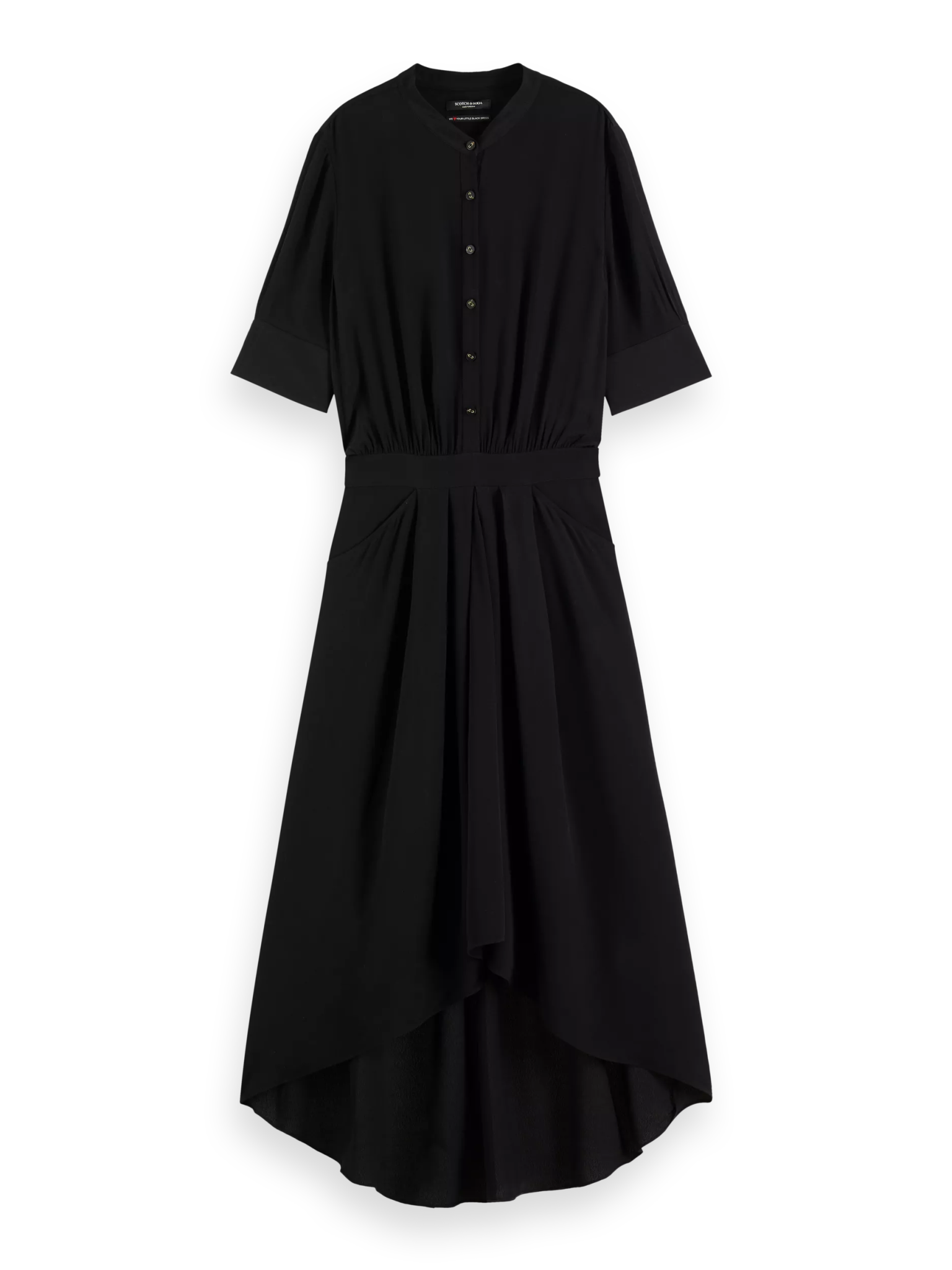 173365-Short-sleeved midi dress Woman Scotch & Soda   