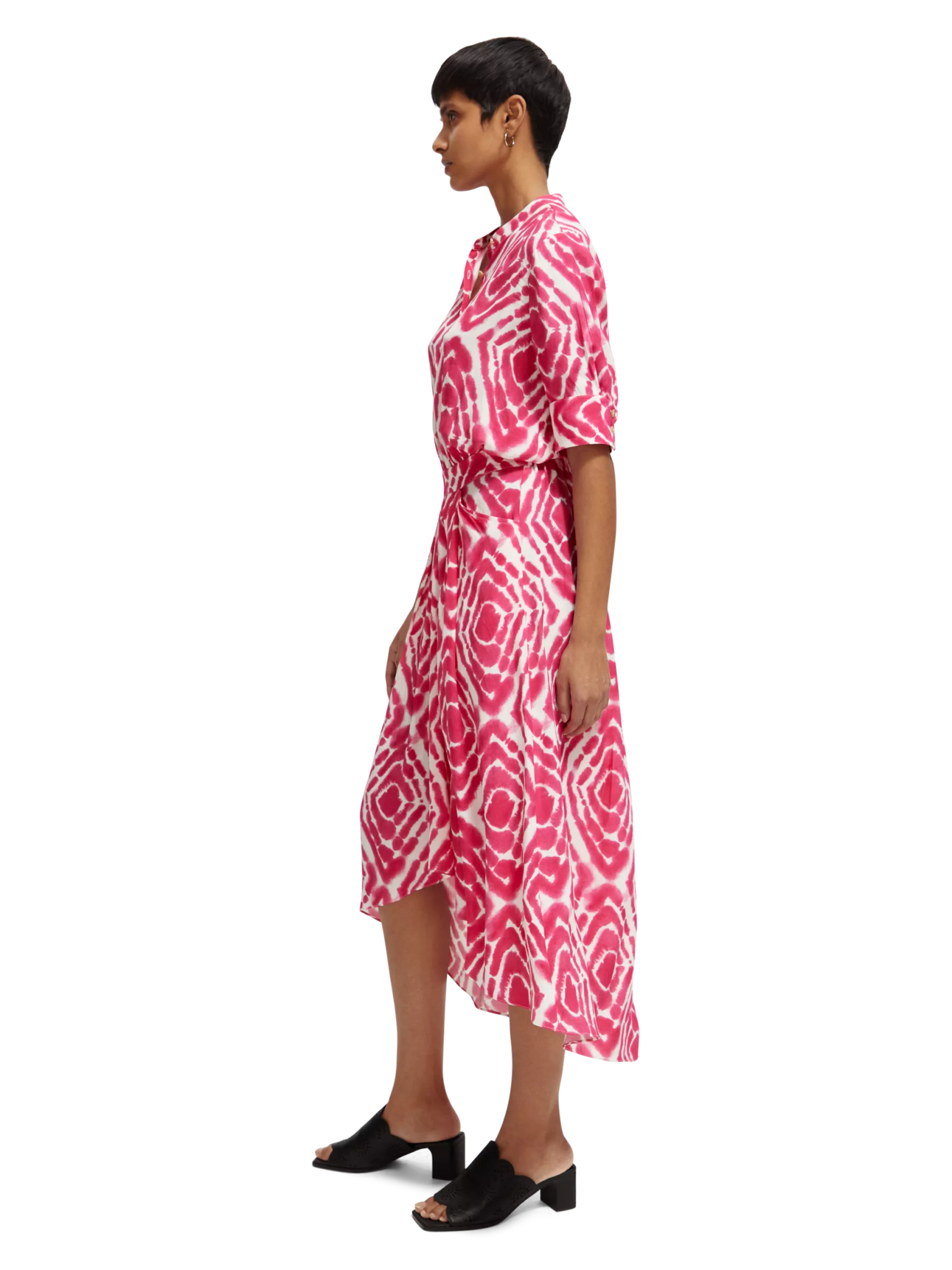 173365-Short-sleeved midi dress Woman Scotch & Soda   