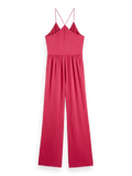174112-Lightweight V-neck racer back jumpsuit Woman Scotch & Soda   