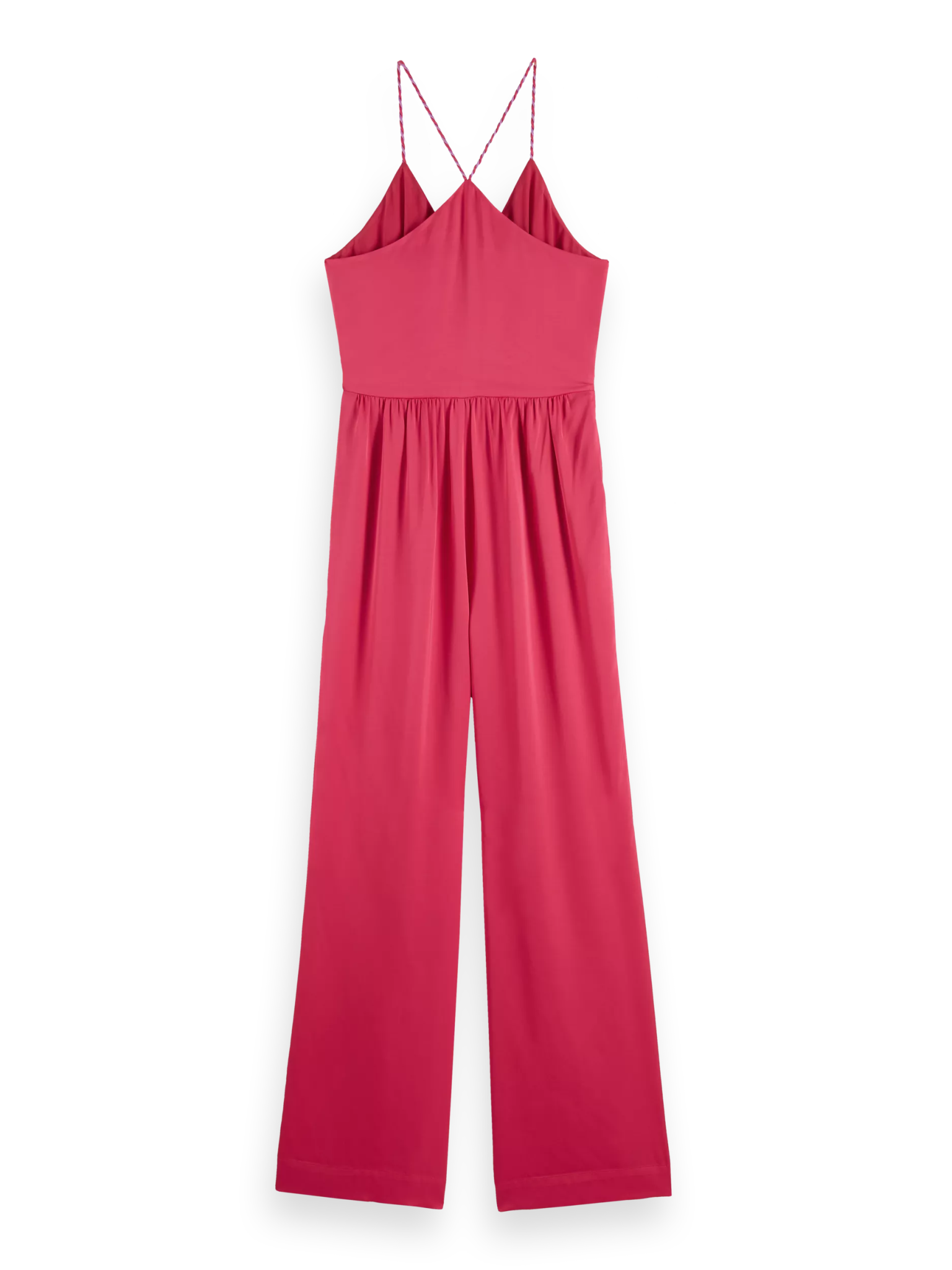 174112-Lightweight V-neck racer back jumpsuit Woman Scotch & Soda   