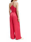 174112-Lightweight V-neck racer back jumpsuit Woman Scotch & Soda   