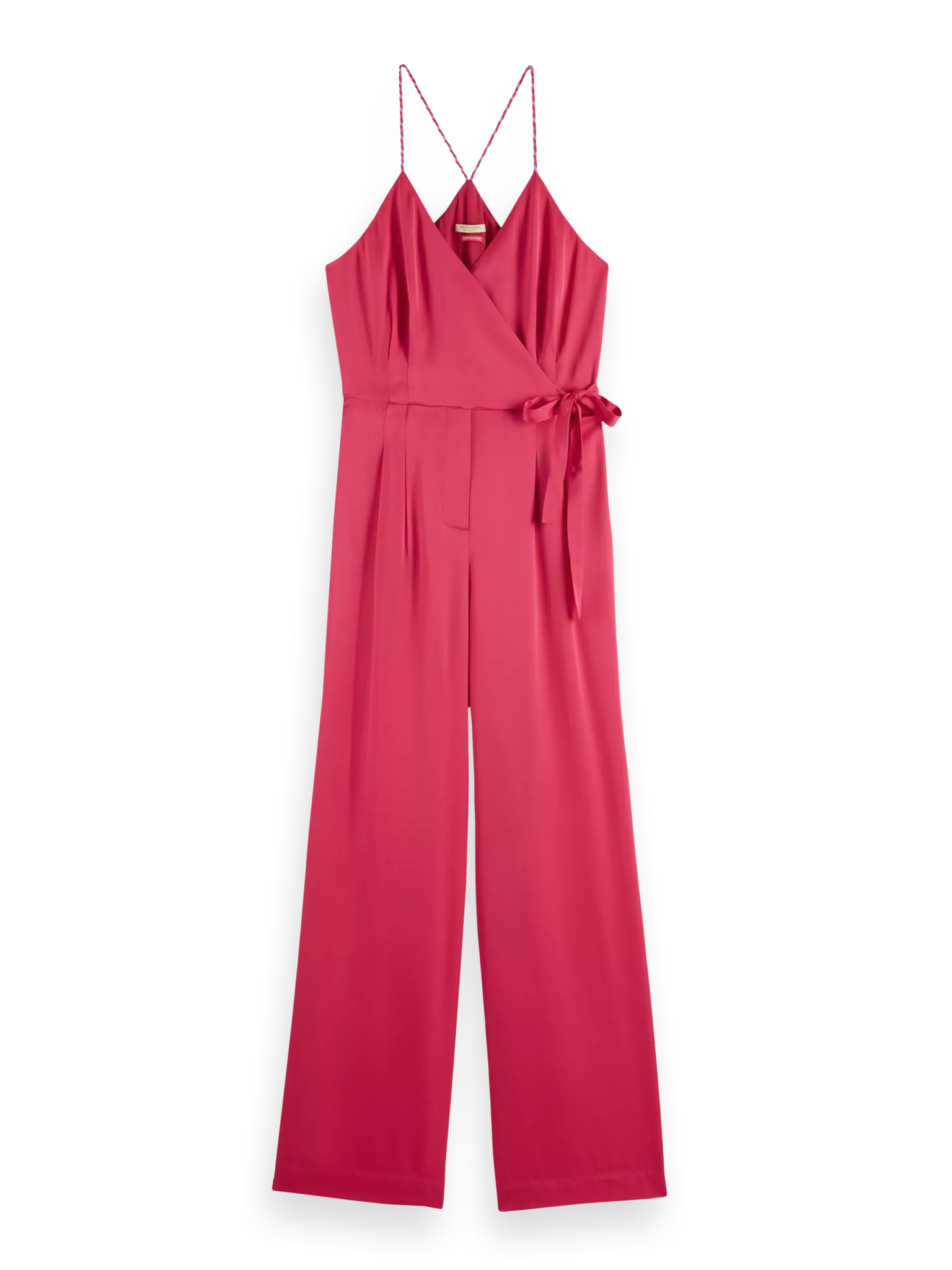 174112-Lightweight V-neck racer back jumpsuit Woman Scotch & Soda   