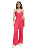 174112-Lightweight V-neck racer back jumpsuit Woman Scotch & Soda   