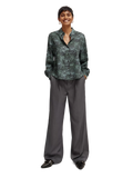 175234-Printed balloon sleeve shirt Woman Scotch & Soda   