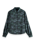 175234-Printed balloon sleeve shirt Woman Scotch & Soda   