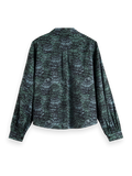 175234-Printed balloon sleeve shirt Woman Scotch & Soda   