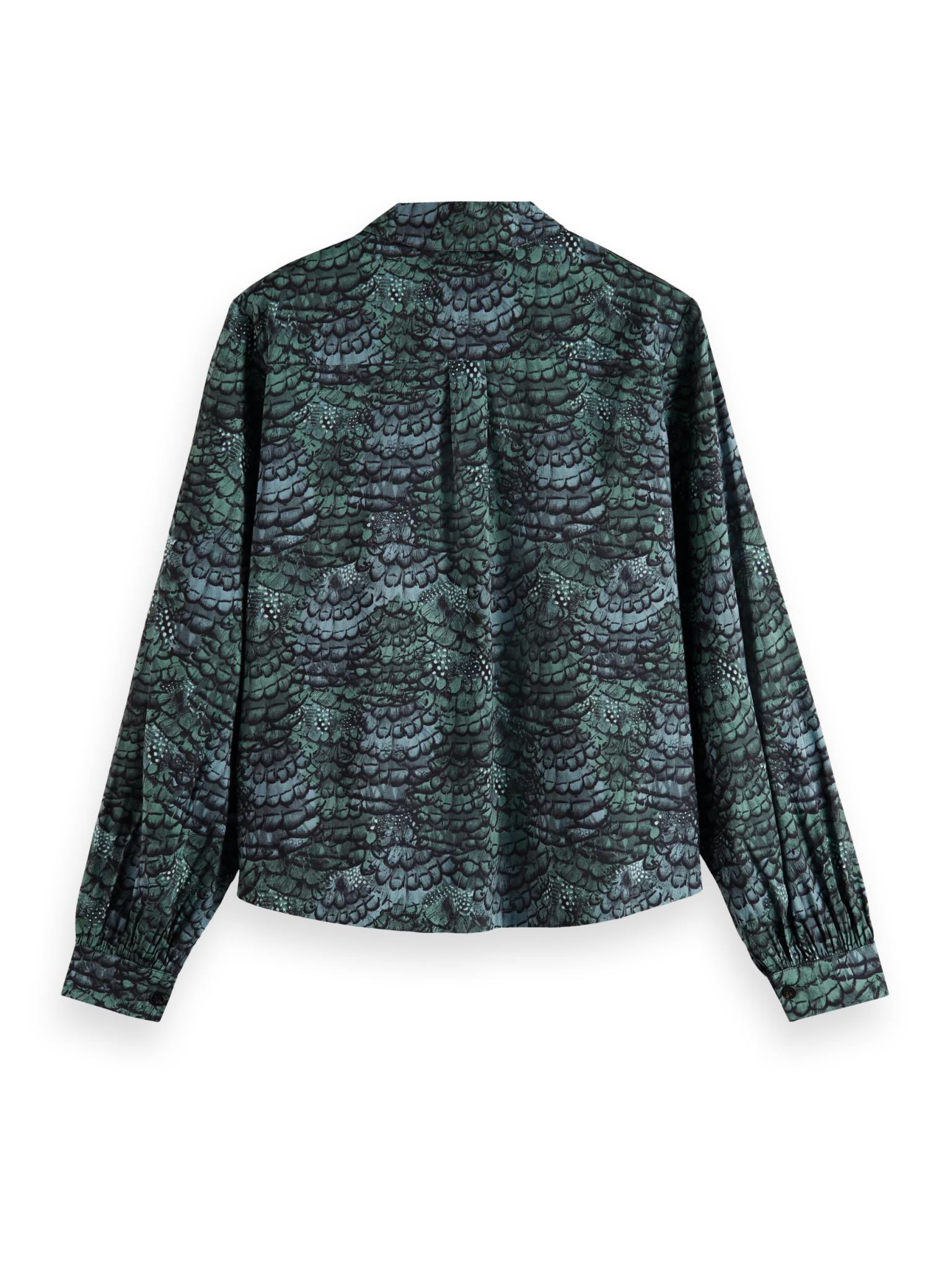 175234-Printed balloon sleeve shirt Woman Scotch & Soda   