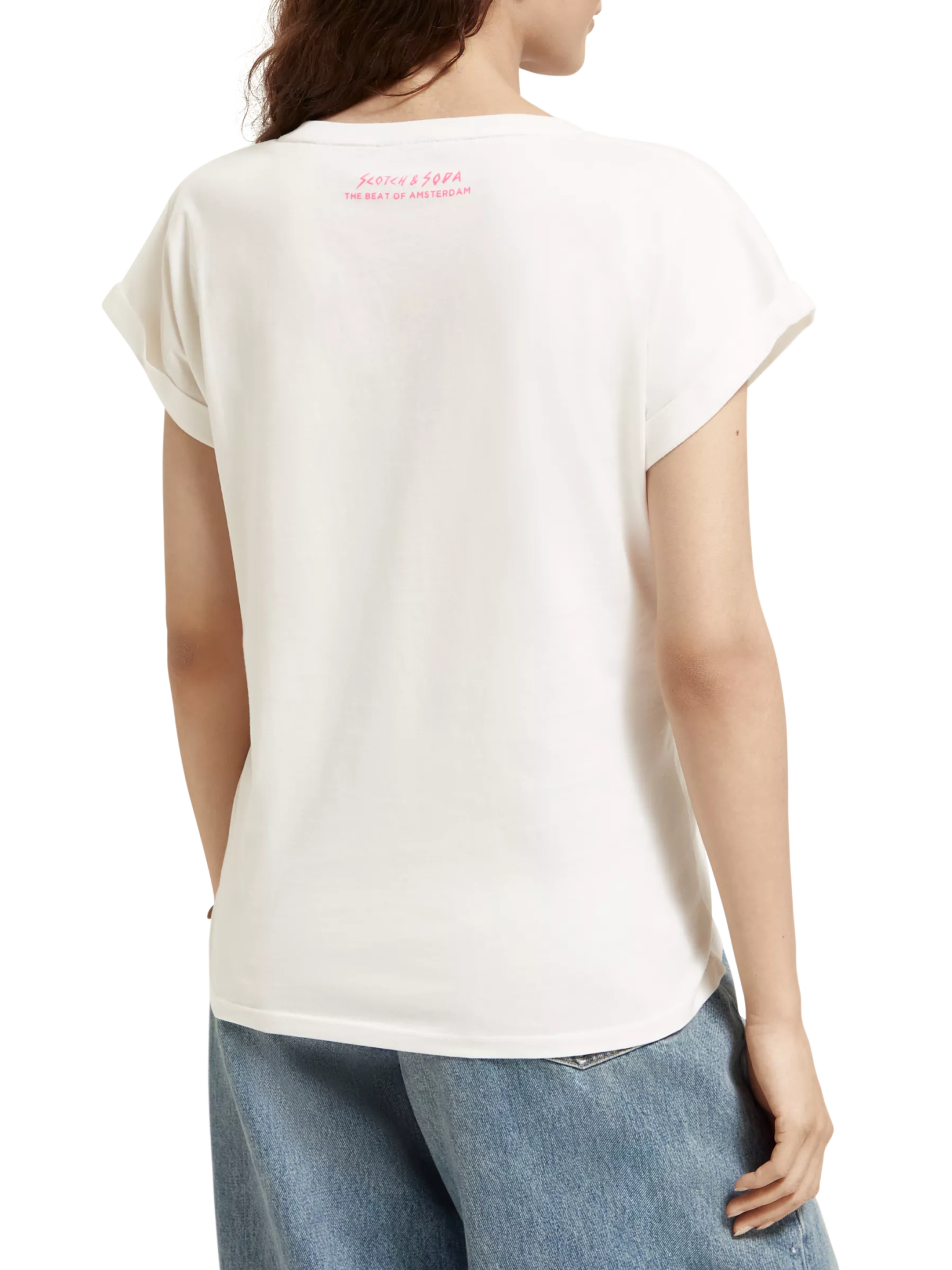 175235-Short-sleeved graphic T-shirt Woman Scotch & Soda   