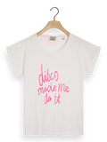 175235-Short-sleeved graphic T-shirt Woman Scotch & Soda   