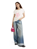 175235-Short-sleeved graphic T-shirt Woman Scotch & Soda   