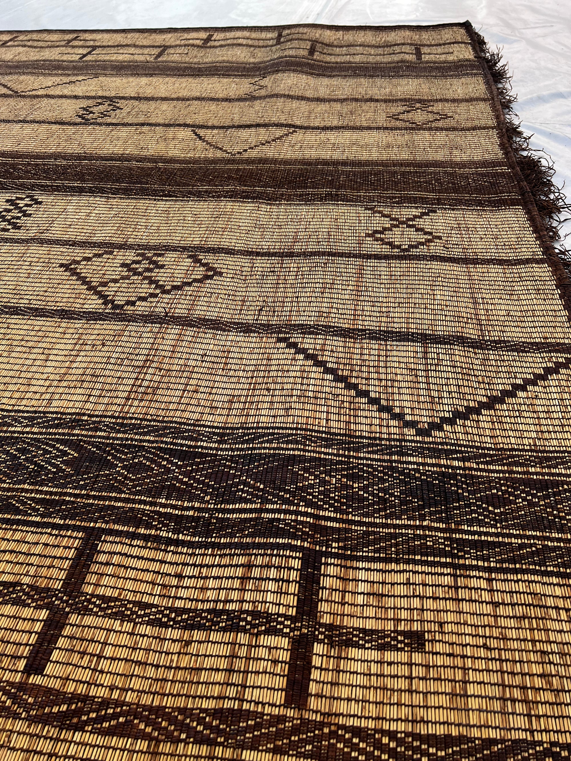 TUAREG MAT - 9'3" x 12'9"- SG232 living-rug The Boho Lab   