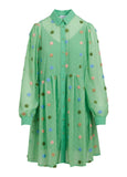 COSTER - ROBE COURTE A TEXTURE POIS