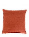LINA LINEN PILLOW  - RUST living-decorative-object Indaba trading co Default Title  
