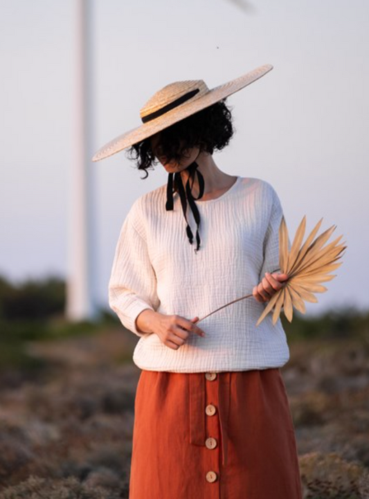 BARINE - Cocoon Shirt women-accessories onesky S/ M Beige in stock