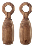 ACACIA WOOD SALT & PEPPER MILLS, SET OF 2 Dining-Kitchenware Bloomingville   