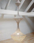AMULETTE BARIZ PENDANT LIGHT living-furniture amulette Natural white Cotton noir