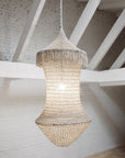 AMULETTE  MELICA PENDANT LIGHT living-furniture Pepin Lighting Natural white cotton  