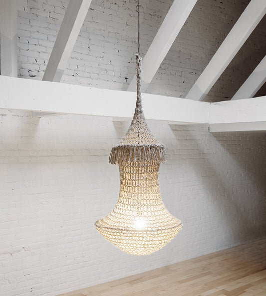 AMULETTE STIPA PENDANT LIGHT living-furniture Pepin Lighting Jute  