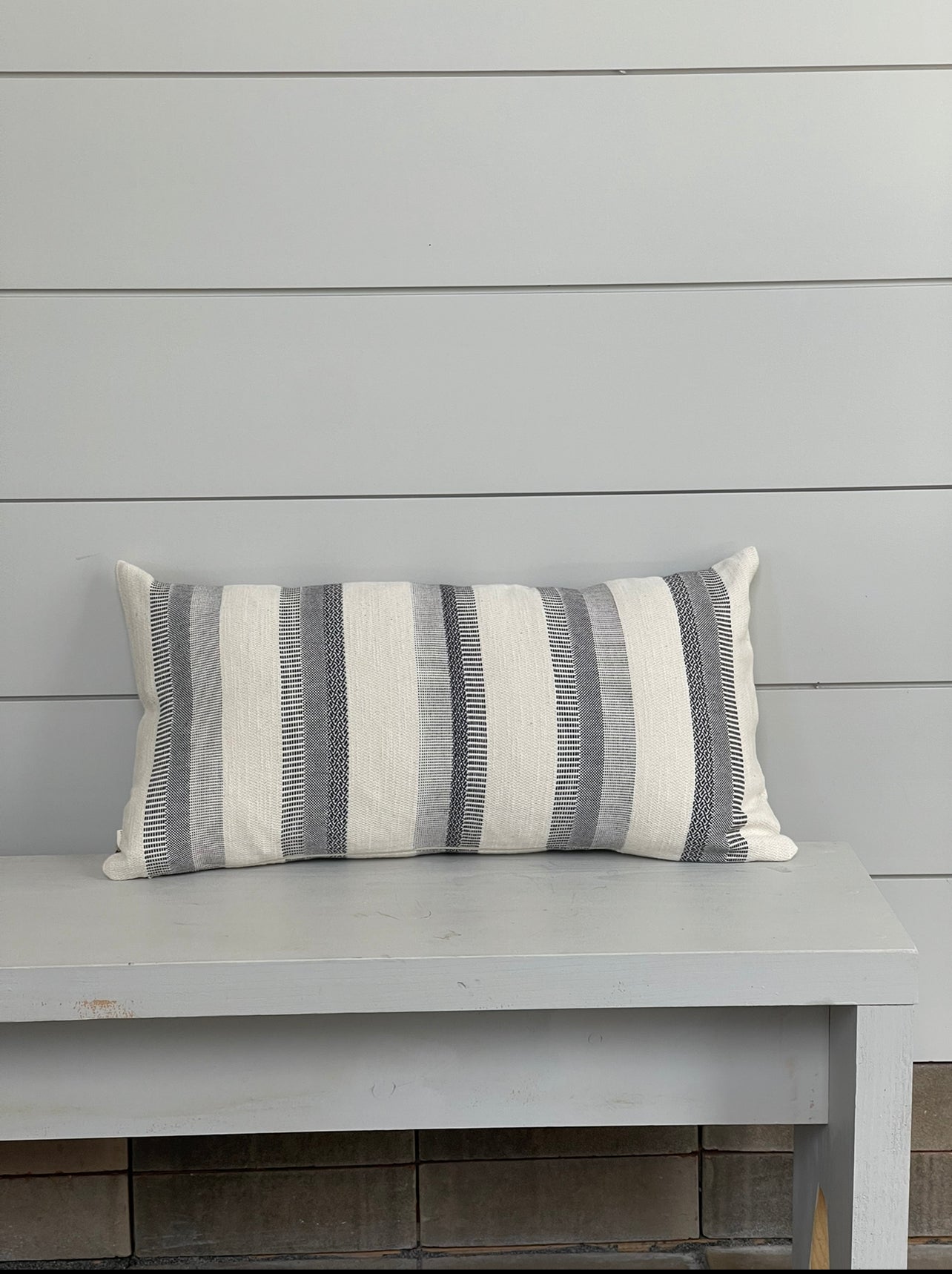 ANKA STRIPE CUSHION living-bedding onesky Anthracite In Stock 