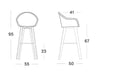 AVRIL COUNTER STOOL BY VINCENT SHEPPARD Dining-Kitchenware Vincent Sheppard   