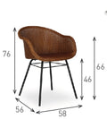 AVRIL RATTAN CHAIR BY VINCENT SHEPPARD  Vincent Sheppard   