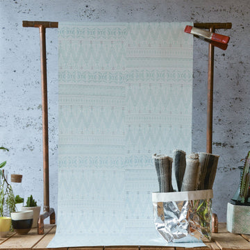 AZTEC EMBROIDERY WALLPAPER walldecor-wallmurals NumerArt   