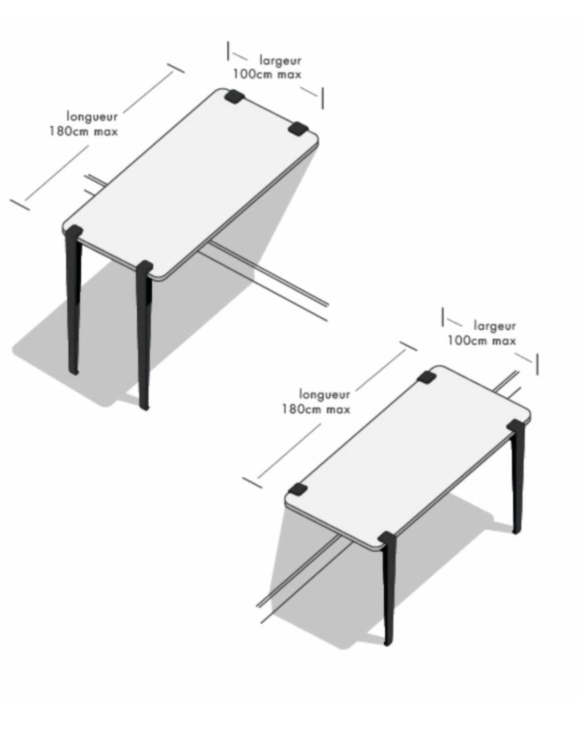 BAR TABLE LEG - 110 CM BY TIPTOE living-furniture Tiptoe   